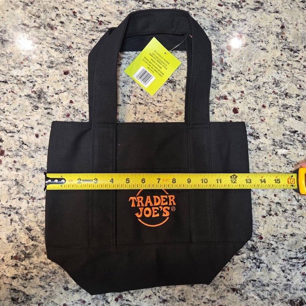 NEW Trader Joe's Mini Black Tote Bag Oct 2025 Release